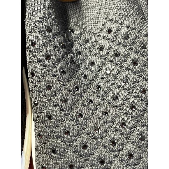 White Mountain Knit Stretch Bling Sneakers - New with Tags! 9 Black - Picture 12 of 12